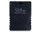128mb Memory Card For Ps2 (black) [video Game]