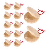 12x Castanholas De Madeira