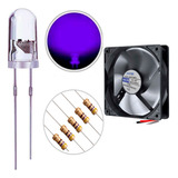12x Led 5mm Ultravioleta