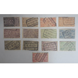 13 Selos Antigos Belgica