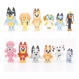 14 Bonecos Familia Bluey