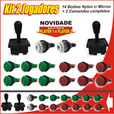 14 Botoes Arcade Nylon