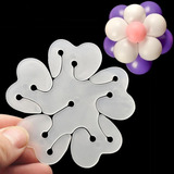 15 Suporte Clip Para Balão Flor Molde Parede Decoração