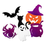 150 Enfeites Halloween Aplique Enfeitezinho Terror Eva 3,5cm