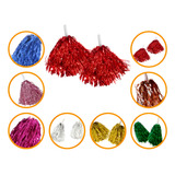 16 Pares Pompom Metalizado