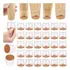 16 Peças Protetor P  Pé Da Cadeira Mesa De Silicone 2 5 Cm