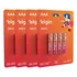 16 Pilhas Aaa Palito Comum Zinco Elgin - 04 Cartelas C/4 Un