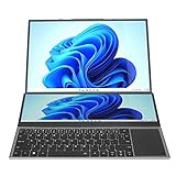 16in 14in Laptop De Tela Dupla, Para Intel Para Core I7 Cpu Dual Touch Screen Laptop Função Completa 100-240 V 512 Gb Pcie Nvme M.2 Ssd Para Escritório (plugue Ue)