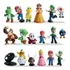 18 Peças/conjunto Com Mario Brothers Yoshi Luigi Nintendo