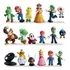 18 Peças/conjunto Com Mario Brothers Yoshi Luigi Nintendo