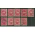 1890 - Taxa Devida Cifra Abn - Série Completa - Rhm X1 Ao X9