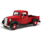 1937 Ford Pickup Vermelho