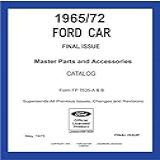 1965-72 Ford Car Master Parts And Accessory Catalog (english Edition)