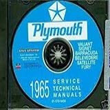 1965 Plymouth Repair Shop & Service Manual & Body Manual Cd Incudes: Fury, Sport Fury, Belvedere, Satellite, Barracuda, Valiant And Valiant Signet, Including All Convertibles And Wagons. 65