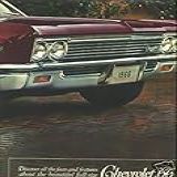 1966 Chevrolet Full Size Dealership Sales Brochure - Advertisment - Options - Accessories Includes Caprice, Impala, Bel Air, Biscayne, And Station Wagons Chevy 66
