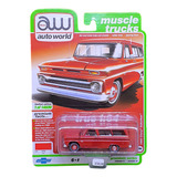 1966 Chevy Suburban Vermelha