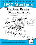 1967 Ford Mustang Part & Body Illustrations (english Edition)