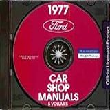 1977 Ford Repair Shop & Service Manual Cd - Pinto, Mustang Ii, Mustang Ii Mach I, Mustang Ii Ghia, Maverick, Granada, Ltd Ii, Ltd Brougham, Ford Custom 500, Ford Ltd, Ford Ltd Landau, Thunderbird 77
