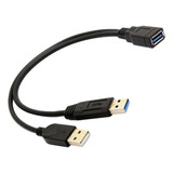 1x Usb 3 0 Fêmea Para 2 Usb Macho Extra Power Data Y