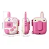 2. Walkie-talkie De Longo Alcance Com Tema De Pônei Rosa Com Detalhes Fofos Perfeito Para Crianças Comunicação Segura Compacto Com Botões Simples Garantindo Diversão E Conexão Em Qualquer Lugar