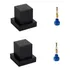2 Acabamento Registro Quadrado 1 2 3 4  adaptador Docol Cor Preto