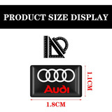 2 Adesivo Logo Audi