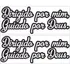 2 Adesivos Evangélicos Gospel Dirigido Por Mim Guiado Deus