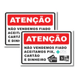 2 Adesivos Placa Nao