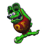 2 Adesivos Rat Fink Mod. 03 - Carro Moto Decorativo