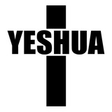 2 Adesivos Yeshua Cristão Gospel Católico Religião Jesus