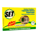 2 Aparelhos Repelente Elétrico Bivolt 8 Pastilhas Set Inset