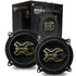 2 Auto Falantes 5 Polegadas Triaxial 100wrms Porta Malas Cor Preto