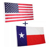 2 Bandeiras Estados Unidos