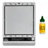 2 Bases De Corte 30x30 Para Brother Sdx + Cola Refil 50g Cor Transparente Powerfilm