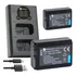 2 Bat-eria Np-fw50 Carregador A6400 Nex-3 A6500 Nota Fiscal