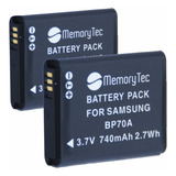 2 Bat.erias Bp70a Para Samsung St100 St64 St77 St88 St93