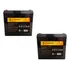 2 Bateria 12v 60ah 62ah Get Long Cadeira B400 Ottobock