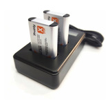 2 Bateria + Carregador Np-bx1 P/ Sony Rx100 Wx300 As15 Hx300