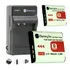 2 Bateria Carregador Para Sony Dsc W290 W30 W300 W35 W40 W50