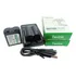 2 Bateria Cgr-s006 + Carregador Usb Pra Panasonic Fz10 Fz20