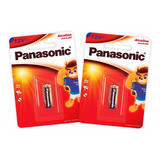 2 Baterias Alcalinas Panasonic 12v Lrv08 Mn21 A23 V23ga 
