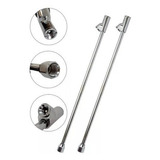 2 Bico De Encher Pneu Duplo Longo Em Y Com 350mm 