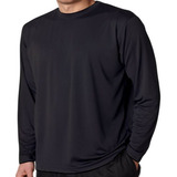 2 Blusa Comprida Algodão Camisa Básica Plus Size Camiseta