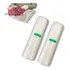 2 Bobinas Plástico Gofrado Embaladora Alimentos 15cm Top Cor Transparente
