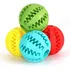 2 Bolas 6cm Para Cachorro Porta Petisco Brinquedo Interativo Cor Kit 2   Tamanho M   6 Cm