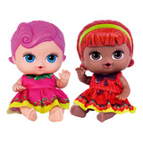 2 Boneca Bebe Frutinha