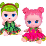 2 Boneca Bebe Frutinhas