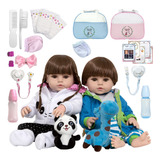 2 Boneca Reborn Gemeos