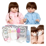 2 Boneca Reborn Gemeos