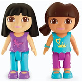2 Bonecas Dora Aventureira Dora & Me, Black Hair Original 